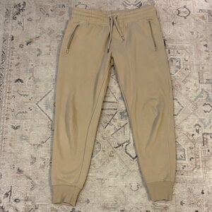 Men's Beige Jogger Sweatpants